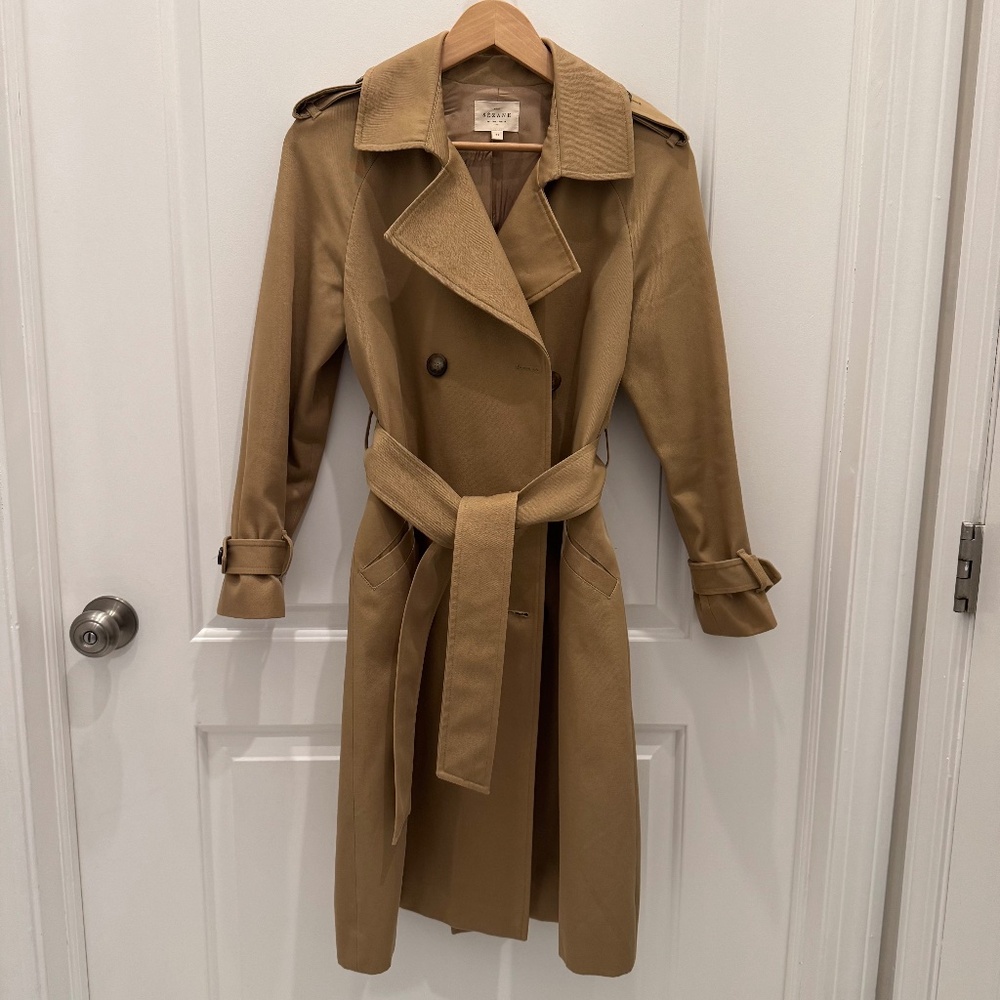 Sezane Tan Scott Trench Coat